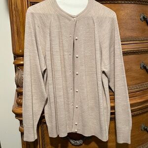 Designers Originals Beige Cardigan Sweater